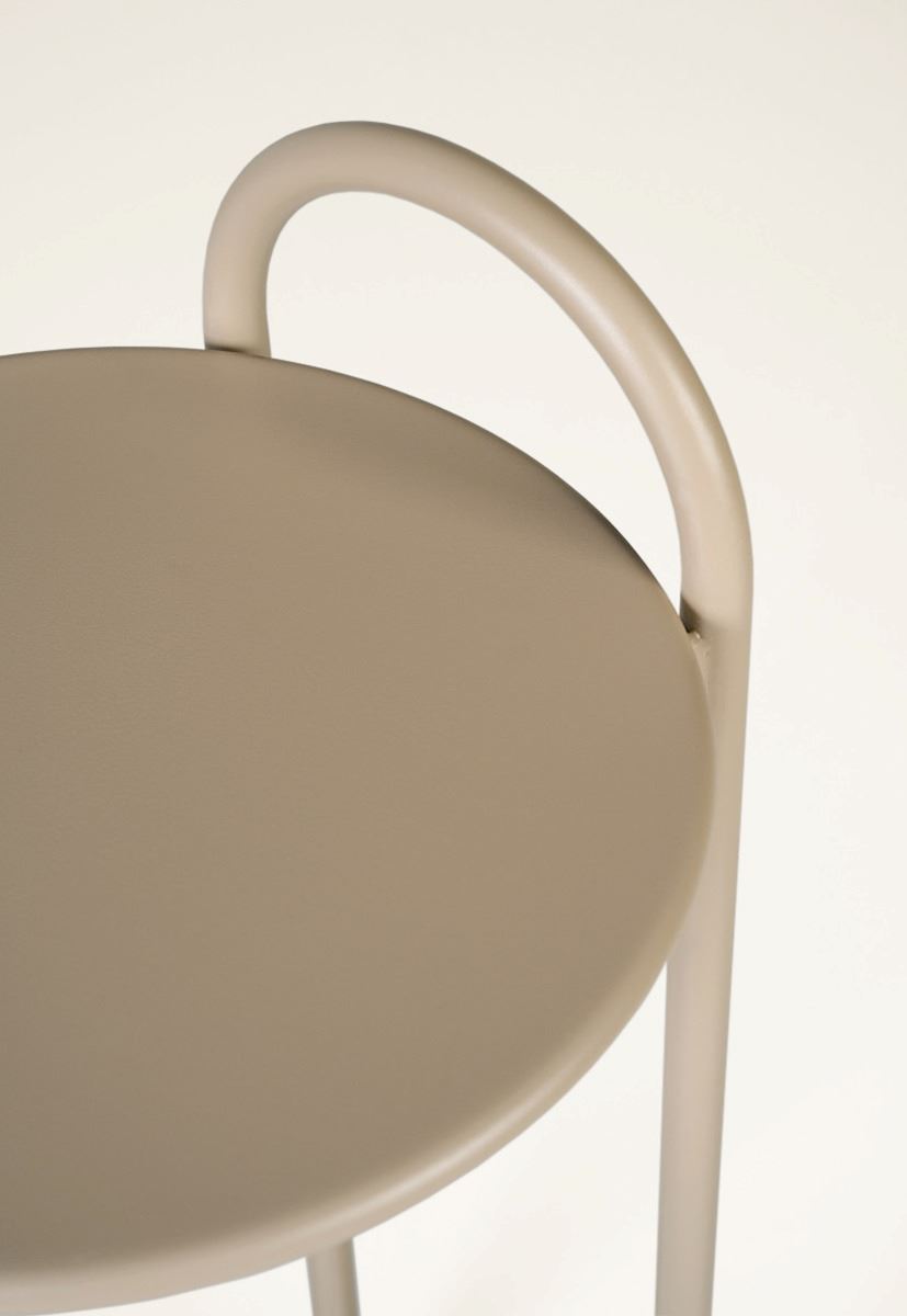 Sidebord mørk beige - 2