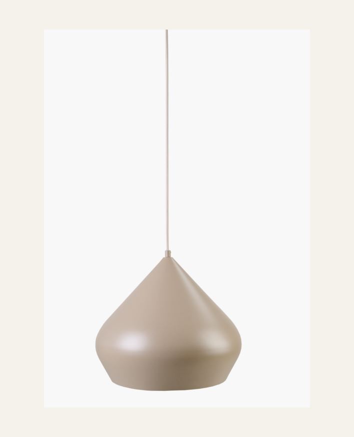Taklampe taupe - 29,5 cm ø34 taupe - 1