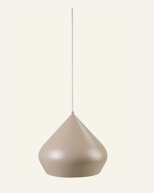 Taklampe taupe - 29,5 cm ø34 taupe - 1