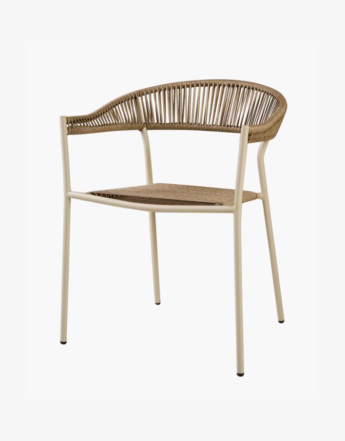 Hagestol beige - 54x57x76 cm beige - 1