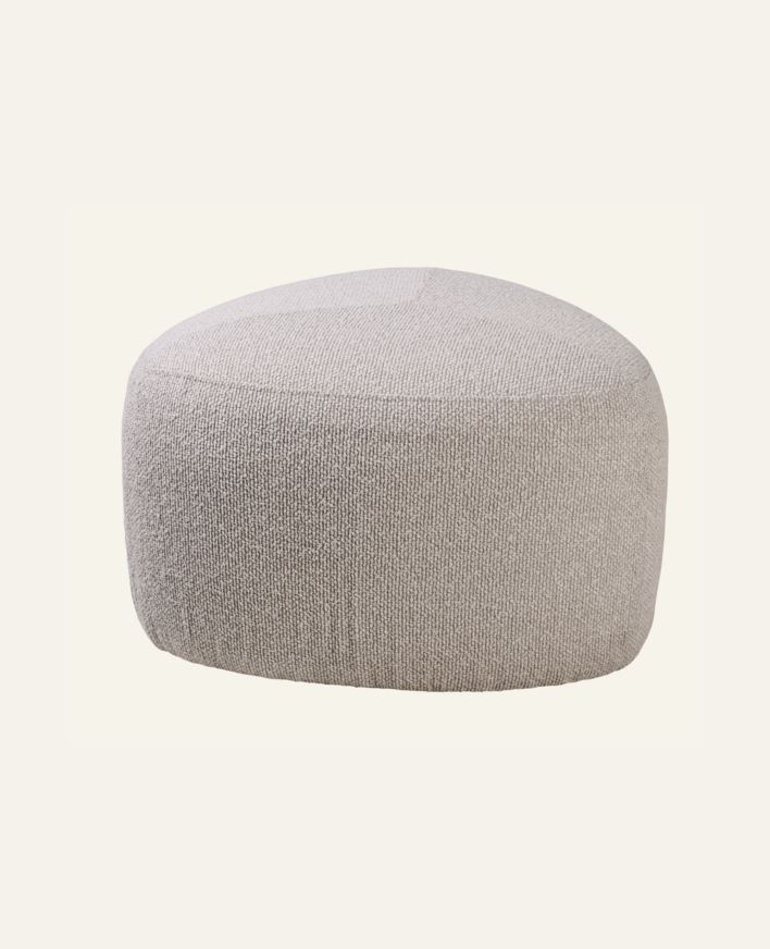 Puff multi beige - 65x65x38 cm multi beige - 1