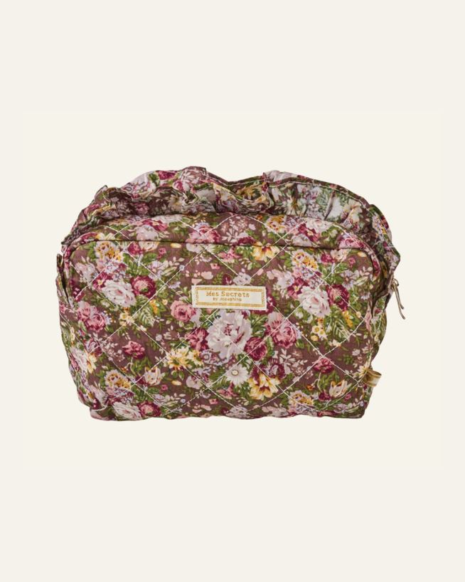 Toalettmappe brun - 14x20 cm brun - 1