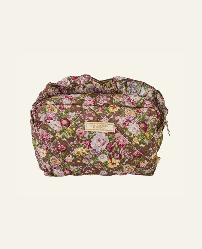 Toalettmappe brun - 14x20 cm brun - 1