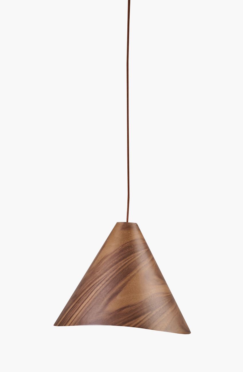 Taklampe brun - 25 cm ø33 brun - 1