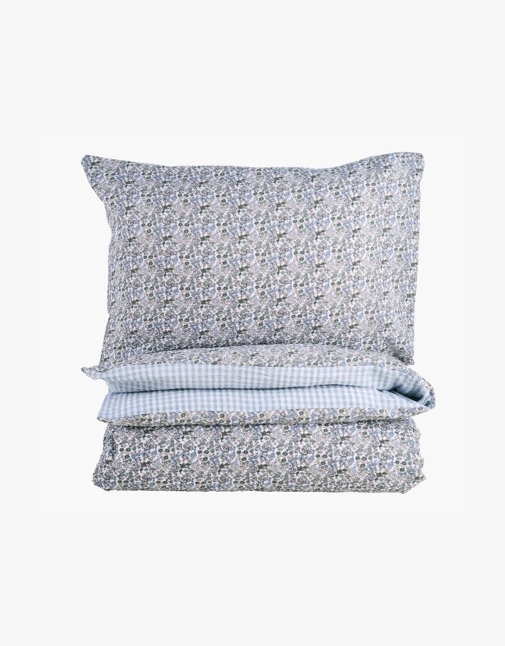 Krepp sengesett multi blå - 200x220 cm multi blå - 1
