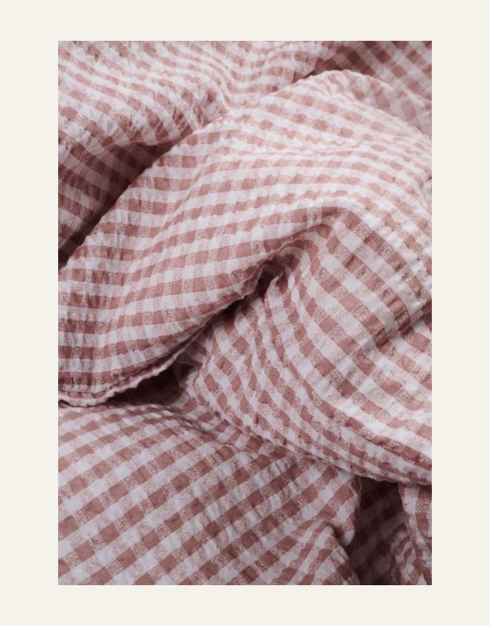 Krepp sengesett rosa - 3