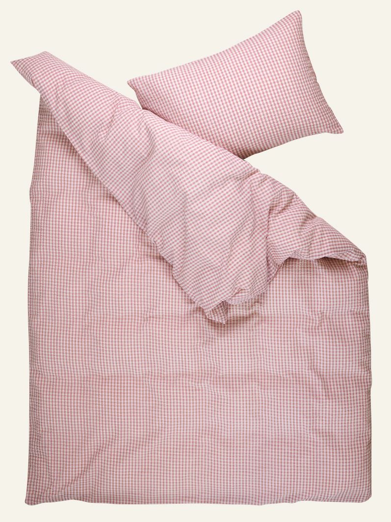 Krepp sengesett rosa - 2