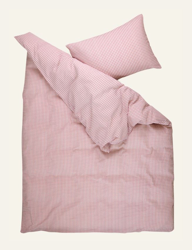 Krepp sengesett rosa - 2