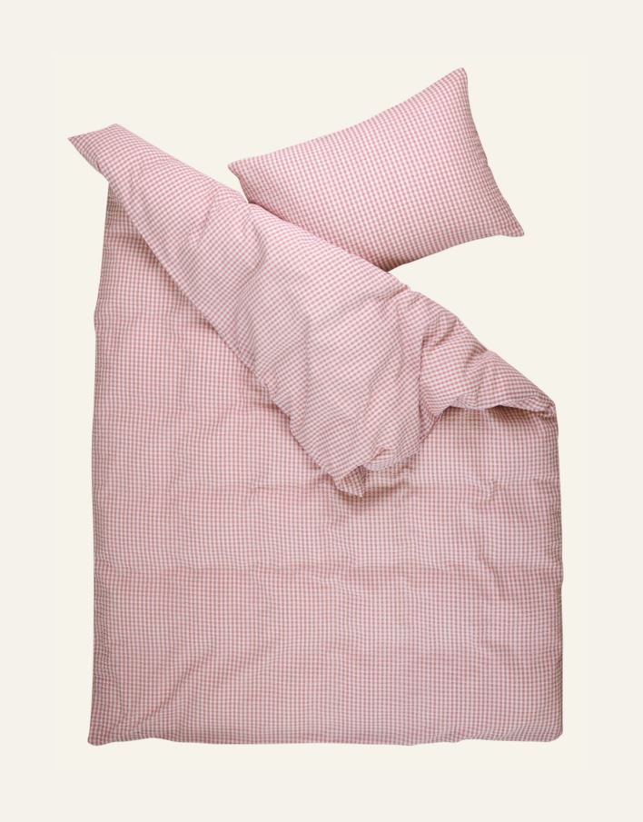 Krepp sengesett rosa - 2