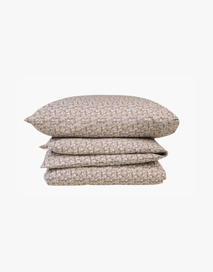 Bomull sengesett multi blå - 140x200 cm multi blå - 1