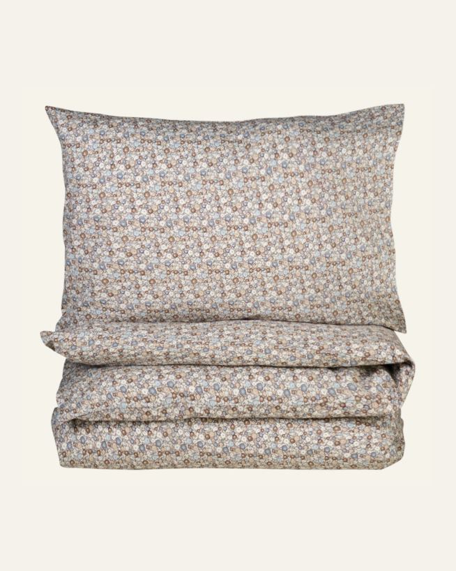 Bomull sengesett multi blå - 140x220 cm/50x70 cm multi blå - 1