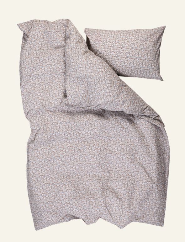 Bomull sengesett multi blå - 5