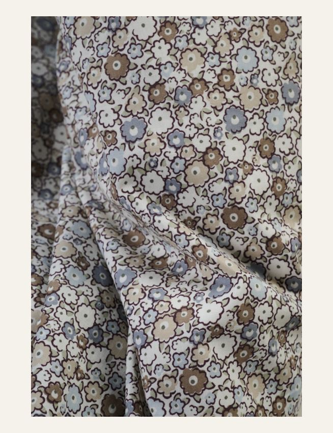 Bomull sengesett multi blå - 4