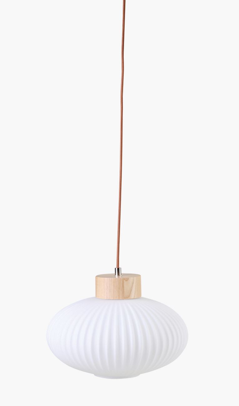 Taklampe natur - 23 cm ø30 natur - 1