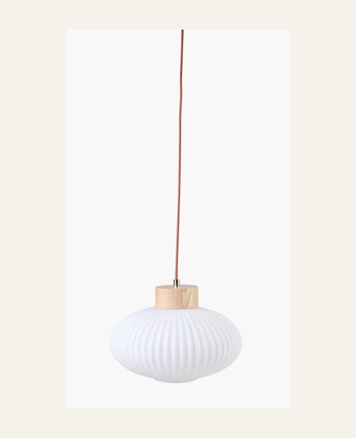 Taklampe natur - 23 cm ø30 natur - 1