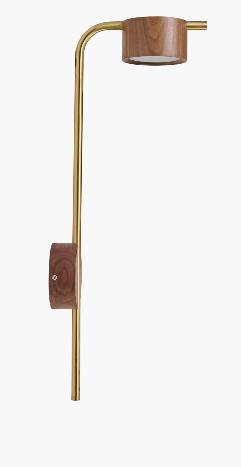 Vegglampe brun - 20x55 cm brun - 1