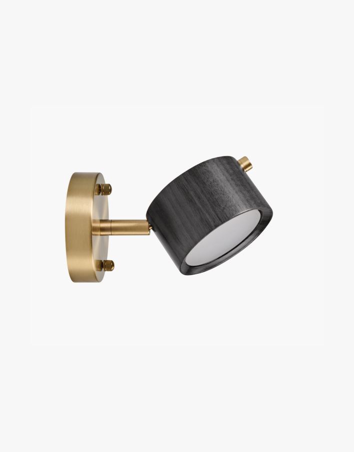 Vegglampe svart - 20x15 cm svart - 1