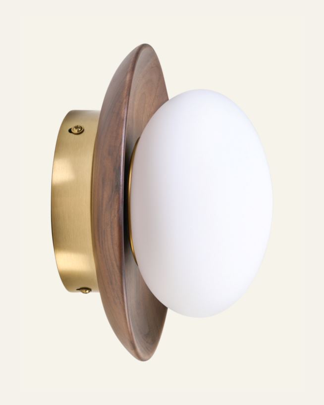 Vegglampe brun - ø20 brun - 1