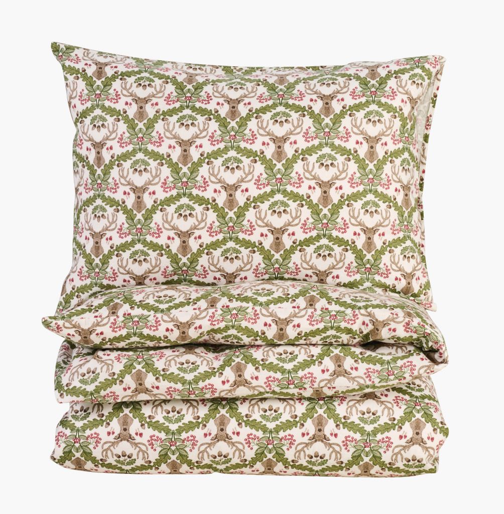 Flanell sengesett              multi rosa - 140x200 cm multi rosa - 1