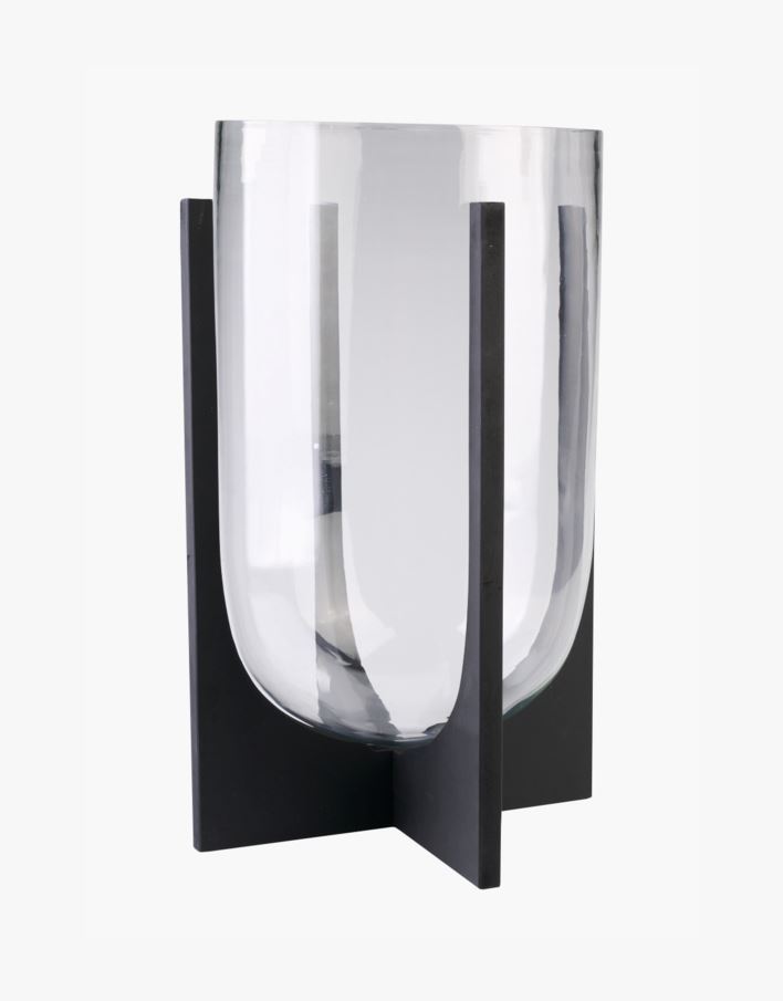 Vase transparent - 13x13x24 cm transparent - 1