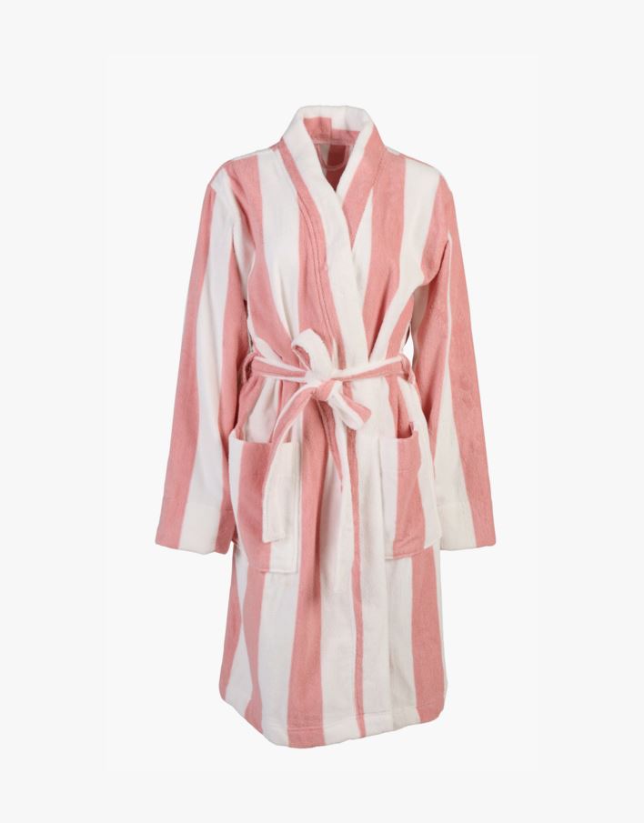 Badekåpe rosa - S/M rosa - 1