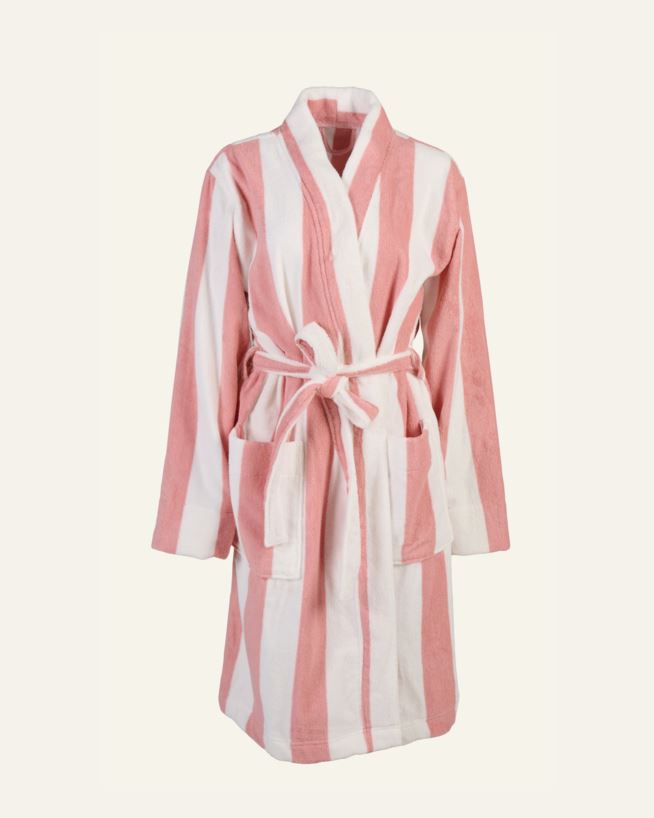 Badekåpe rosa - S/M rosa - 1
