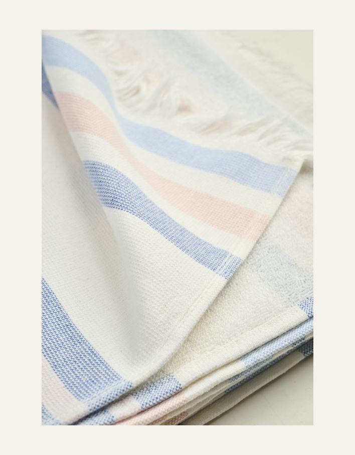 Badehåndkle multi blå - 3