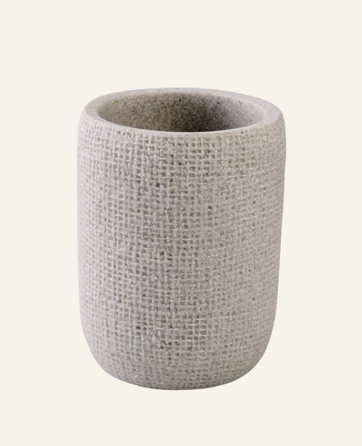 Tannglass grå - 7,3x7,3x,9,4 cm grå - 1