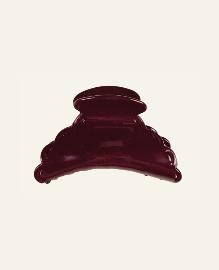 Hårklype burgunder - 11x5x5,5 cm burgunder - 1