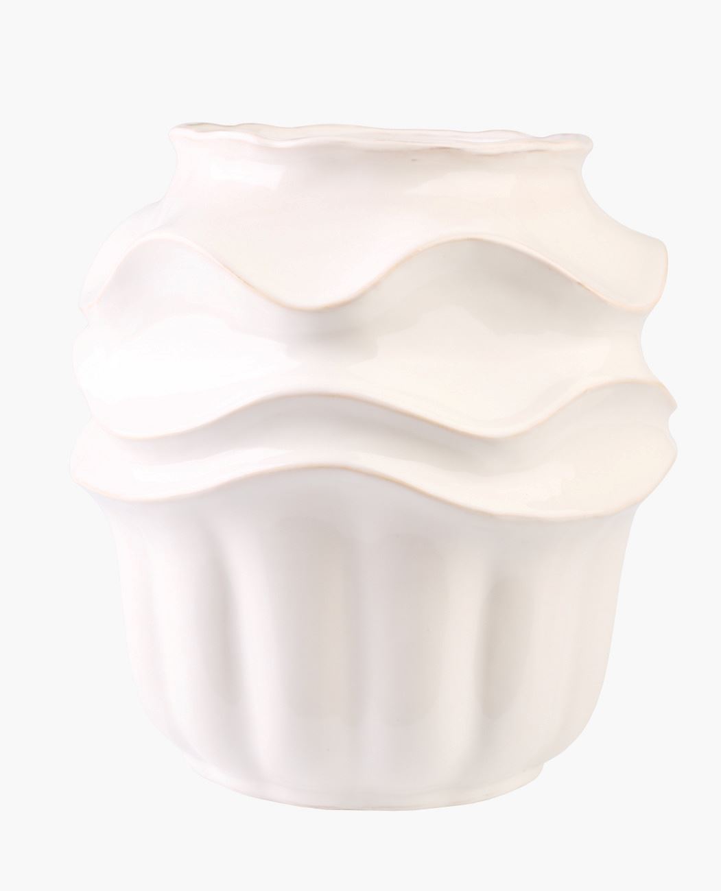 Vase offwhite - 28,5x28,5x30,5 cm offwhite - 1