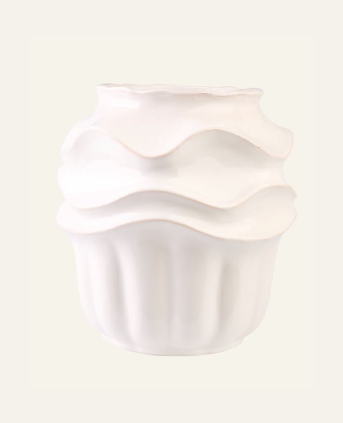 Vase offwhite - 28,5x28,5x30,5 cm offwhite - 1