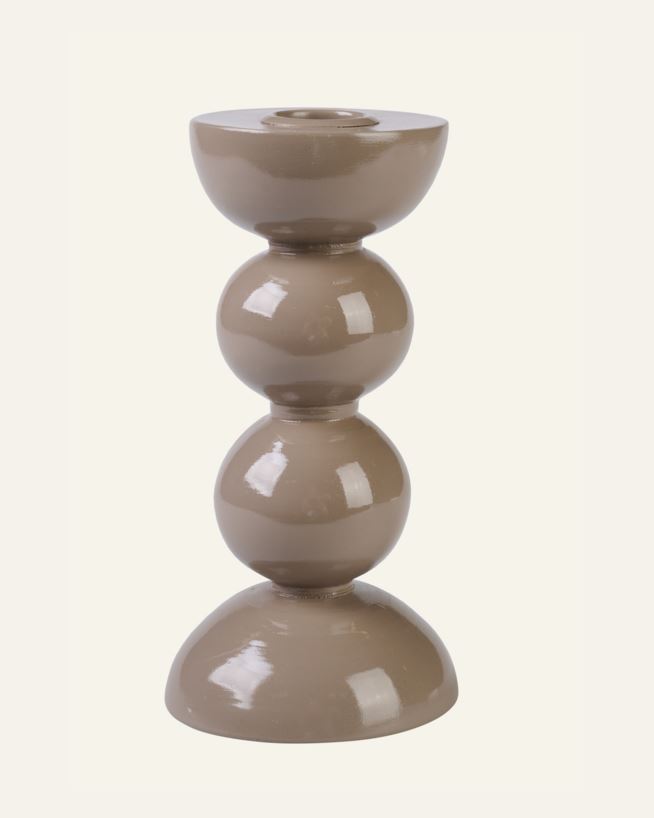 Lysestake brun - 7x7x15 cm brun - 1