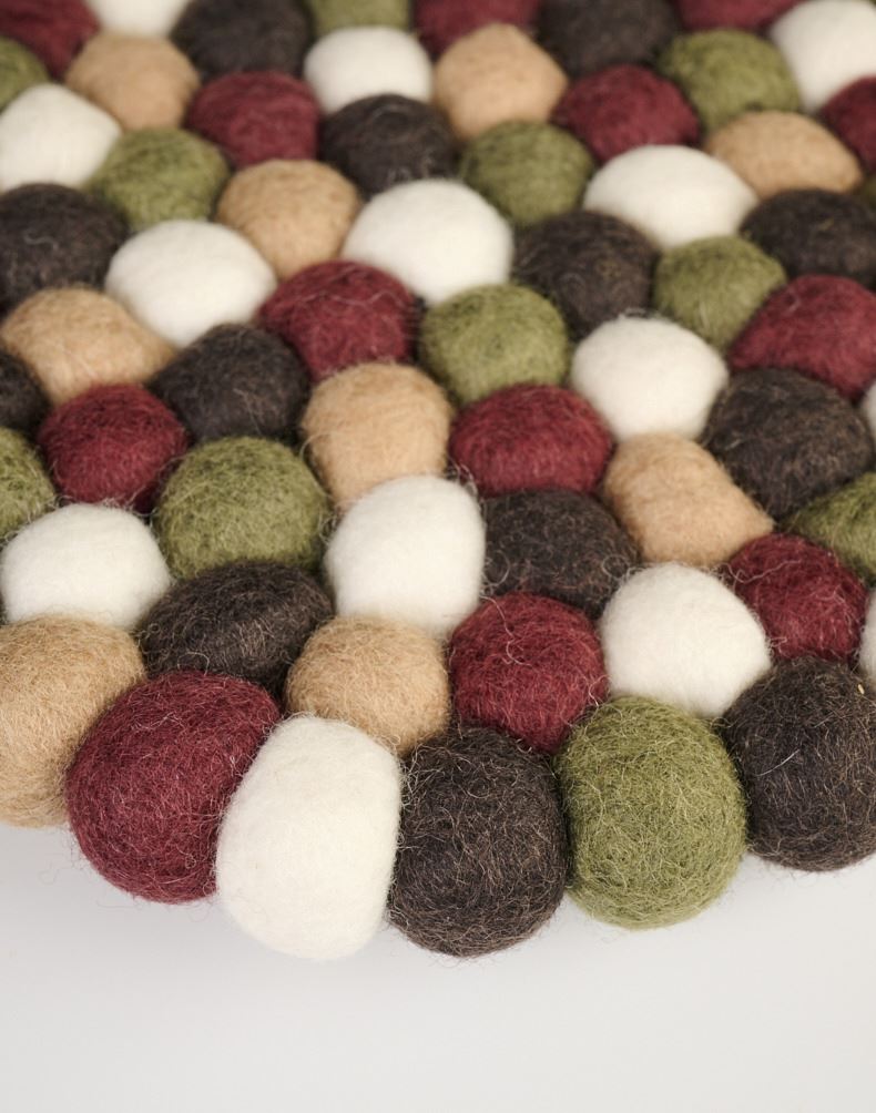 Gryteunderlag burgunder - 2