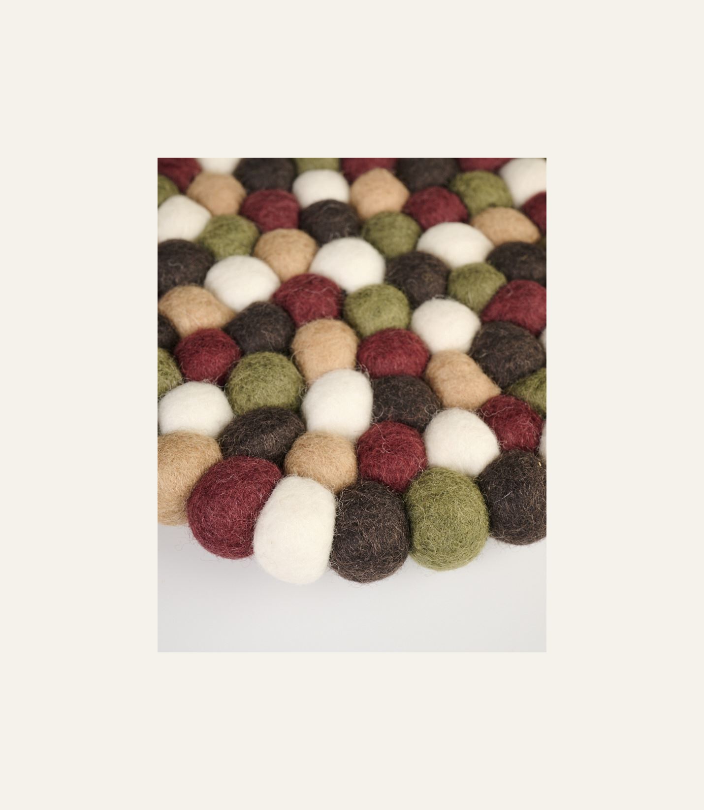 Gryteunderlag burgunder - 2