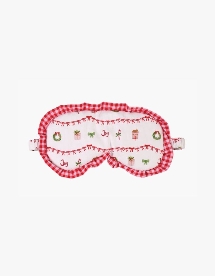 Sovemaske multi rød - 9x20 cm multi rød - 1