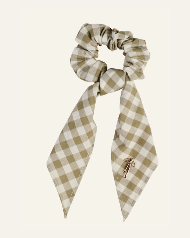 Hårstrikk olivengrønn - ø6,5 cm olivengrønn - 1