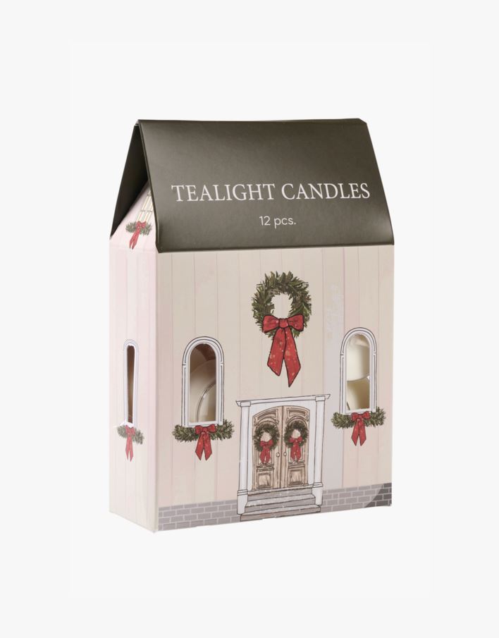 Telys 12 stk hvit - ø4cm hvit - 1