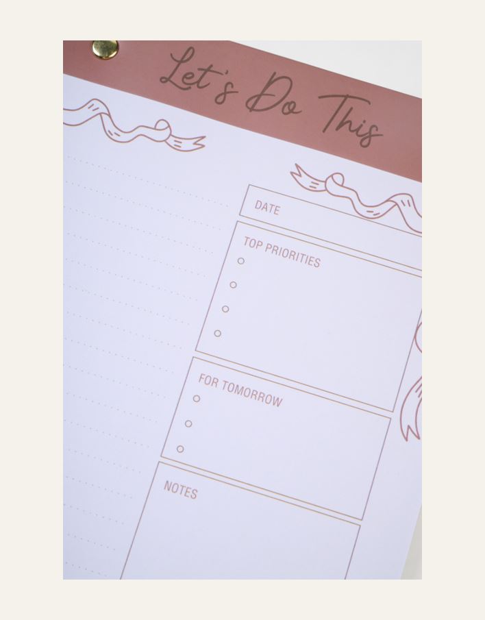 Ukeplanlegger rosa - 2