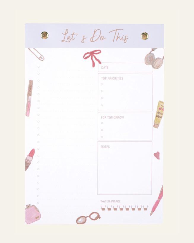 Ukeplanlegger rosa - 14,5x21 cm rosa - 1