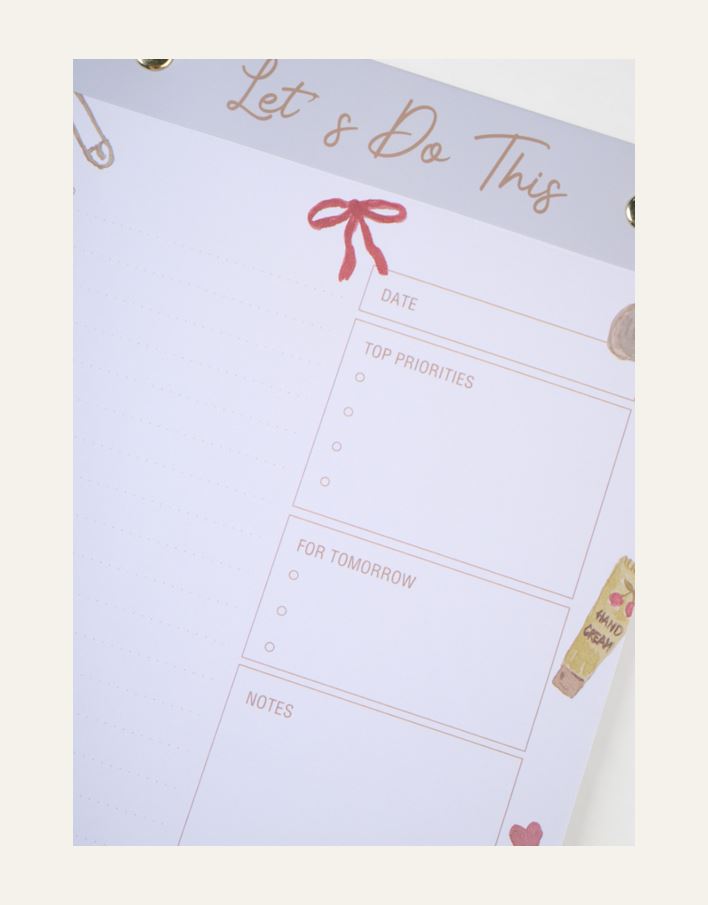 Ukeplanlegger rosa - 2