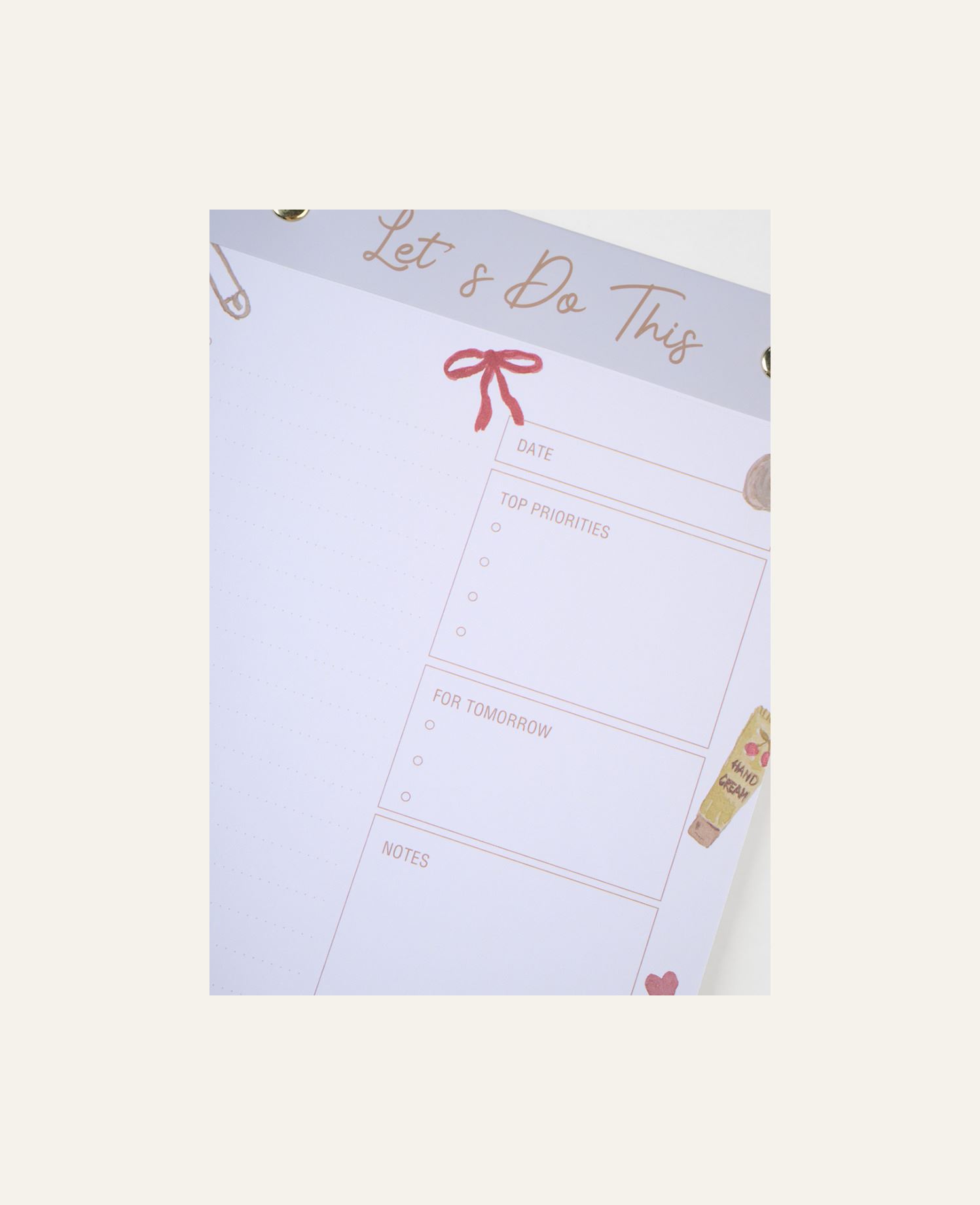 Ukeplanlegger rosa - 2