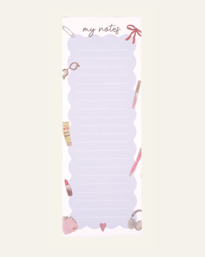 Notatblokk multi - 7,5x21x0,8 cm multi - 1