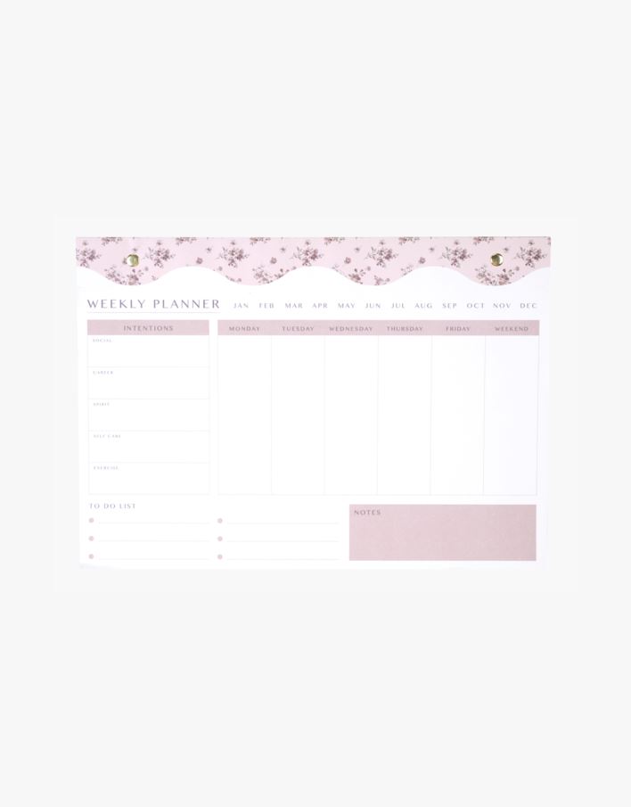 Ukeplanlegger multi beige - 21x30 cm multi beige - 1