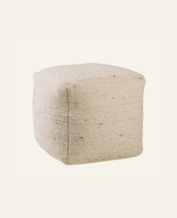 Puff beige - 40x40x40 cm beige - 1