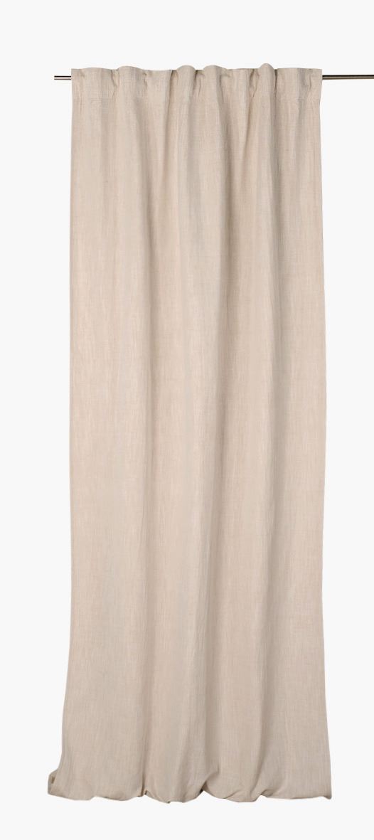 Lysdempende gardin natur - 130x250 cm natur - 1