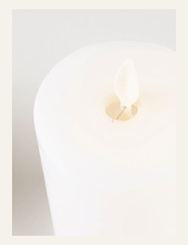 Led kubbelys hvit - 2