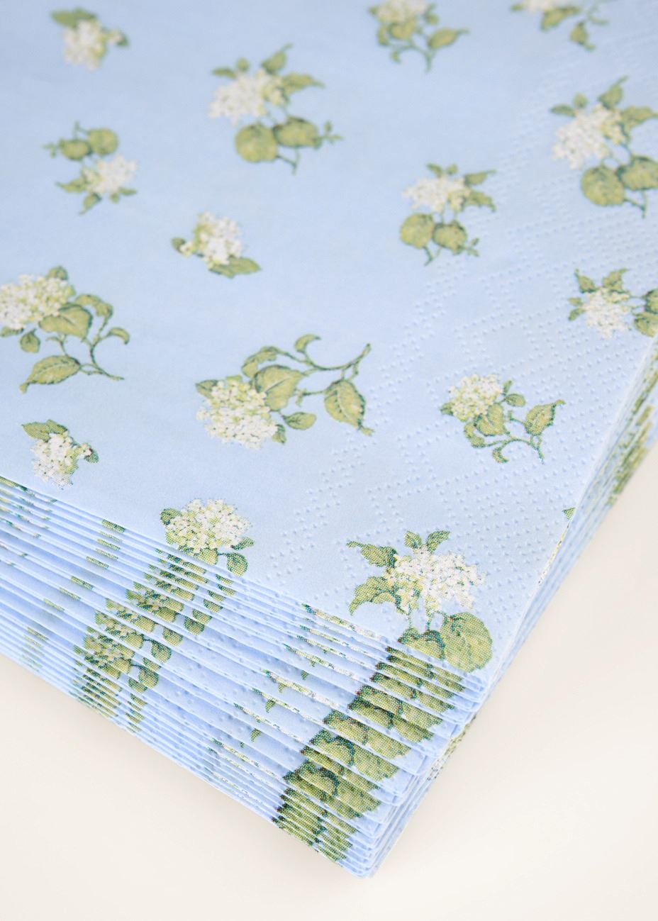 Papirservietter multi blå - 2