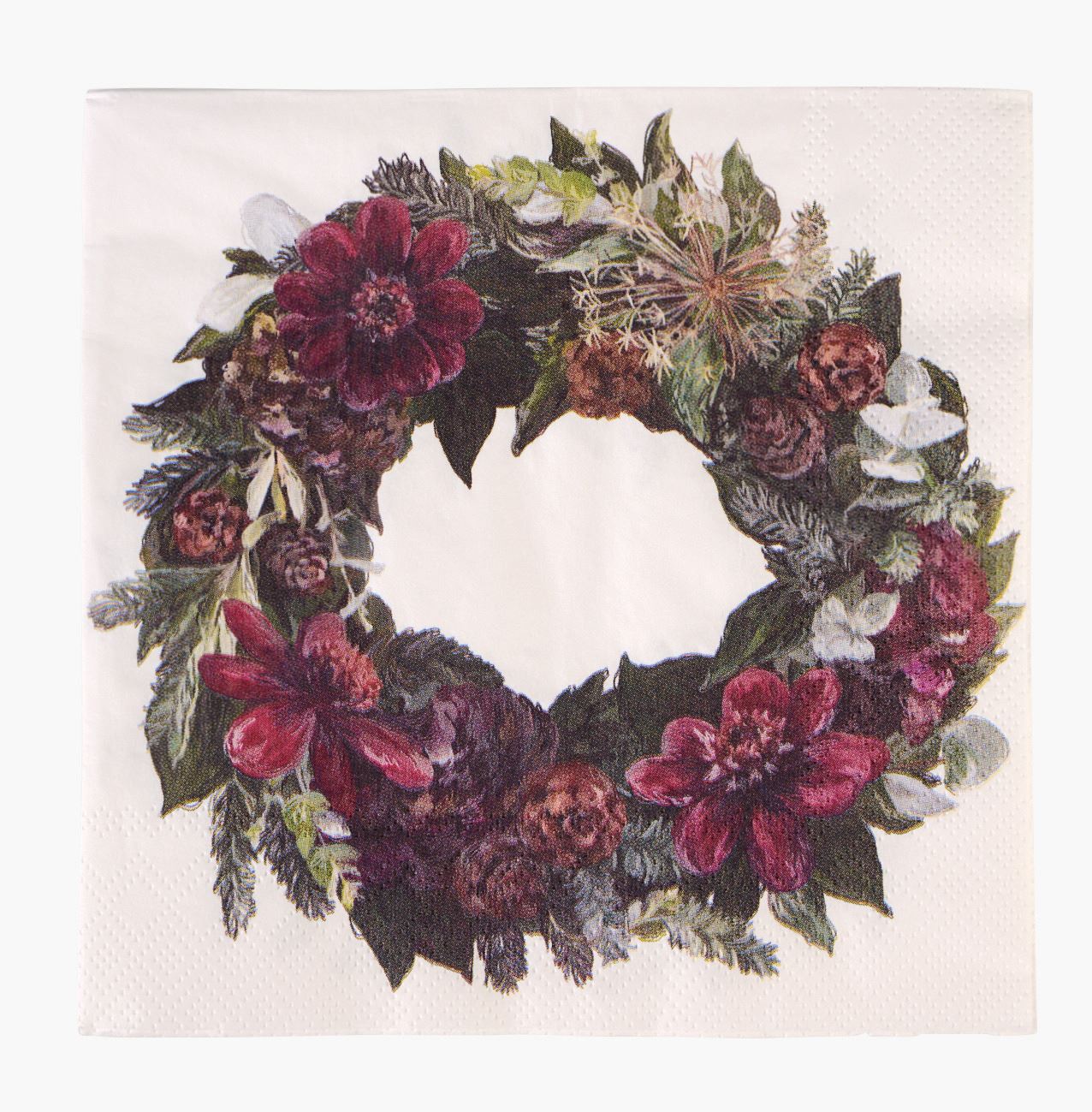 Papirservietter multi rød - 33x33 cm multi rød - 1