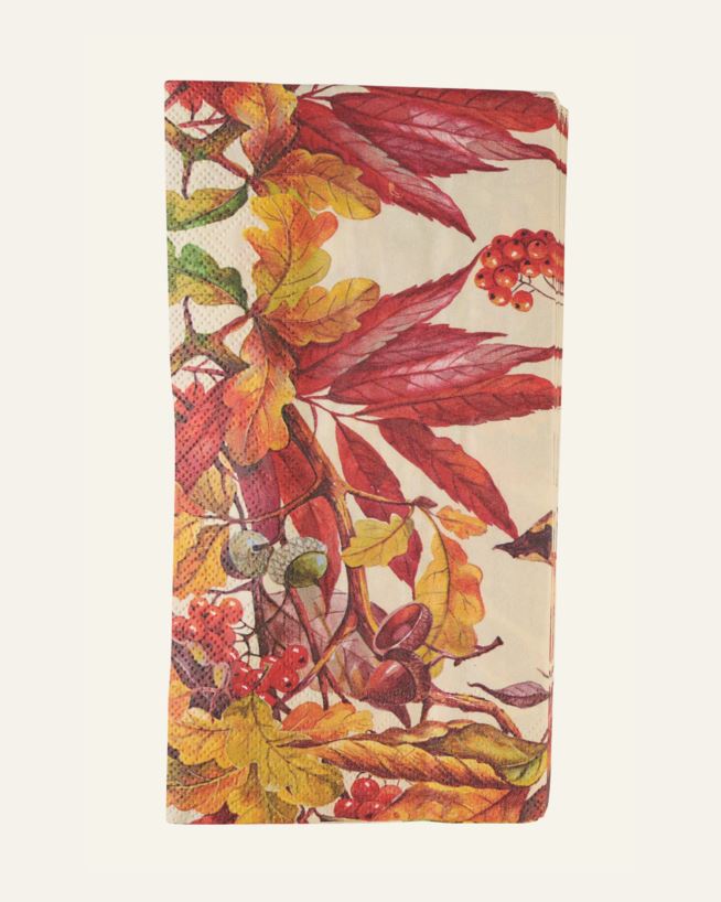 Buffet papirservietter multi orange - 33x42 cm multi orange - 1