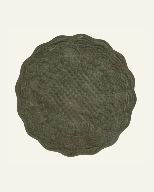 Brikke mørk grønn - ø40 cm mørk grønn - 1
